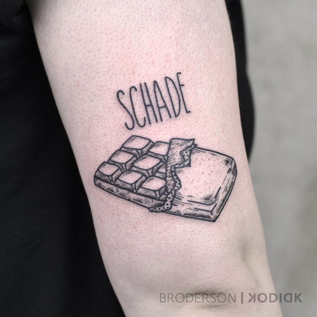 Tattoo Schade Schokolade